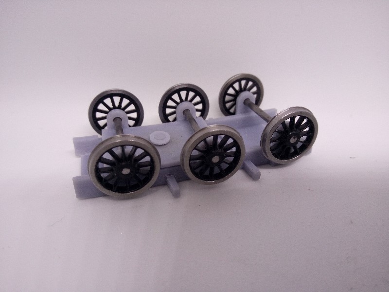 Resin model of GWR 6 wheel tender Resin model of GWR 6 wheel tender